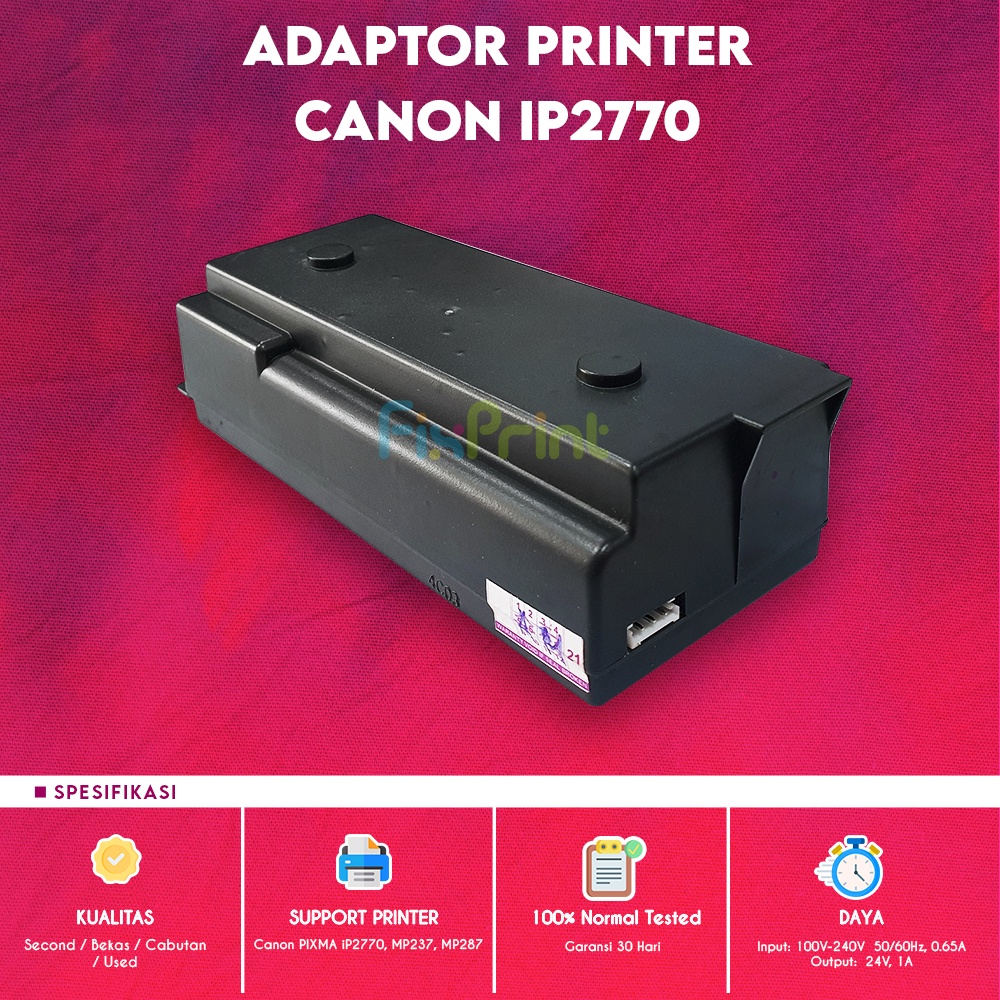 อะแดปเตอร์มือสอง Canon IP2770 2770