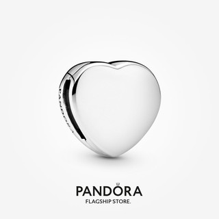 Pandora จี้รูปหัวใจ เรียบง่าย ของขวัญวันเกิด สําหรับสุภาพสตรี p825