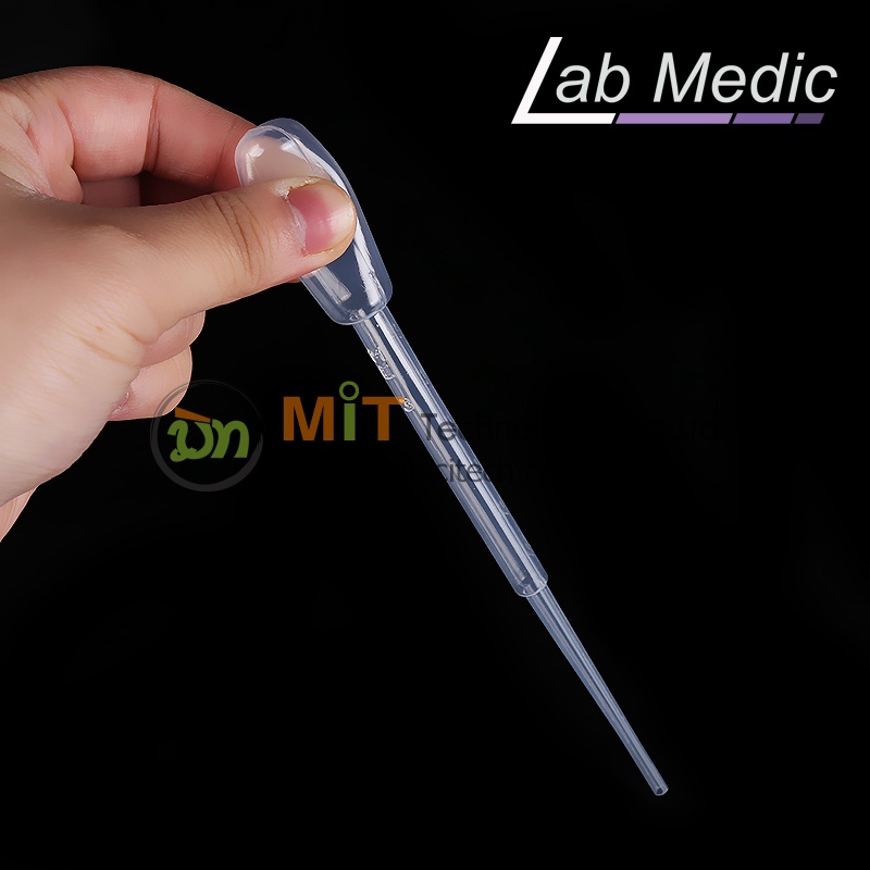 Transfer Pipette Pre-Sterile หลอดหยด พลาสติก 1ML 3ML 500PC/PK และ แบบหุ้มห่อละ 200PC/PK (Lab Medic)