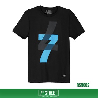 7th Street เสื้อยืด รุ่น RSN002 ดำ ของแท้ 100%