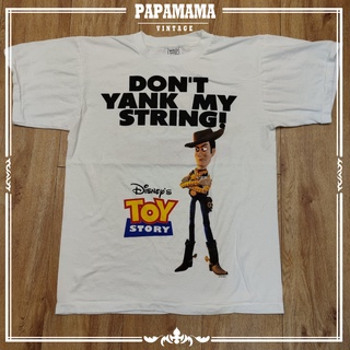 [ THE TOY STORY ] Woody Sheriff @1995 Disney Made in USA เสื้อการ์ตูน  papamama vintage