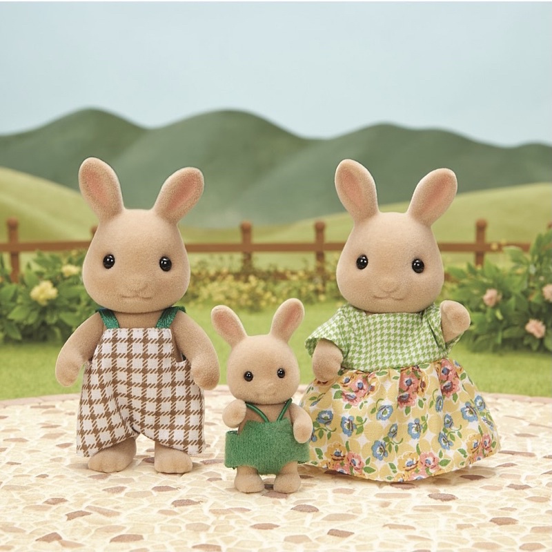 ตุ๊กตาครอบครัวกระต่ายซันนี่ เบบี้กระต่าย ซิลวาเนียนแท้ Sunny Rabbit ...
