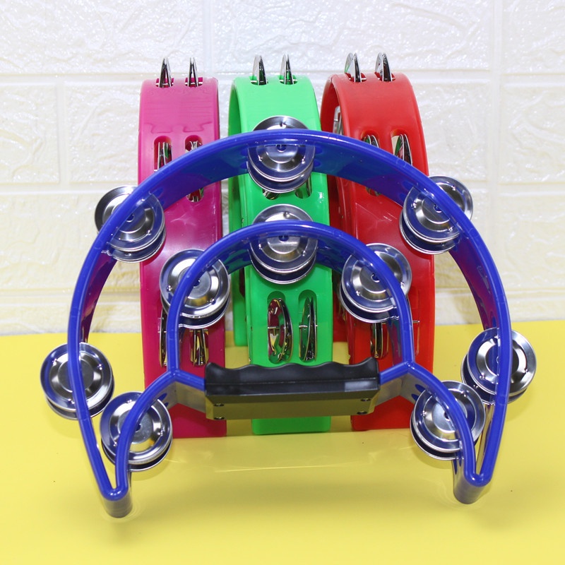 Hand Rattle Orff Percussion Instrument Double Row Circle Entertainment ...