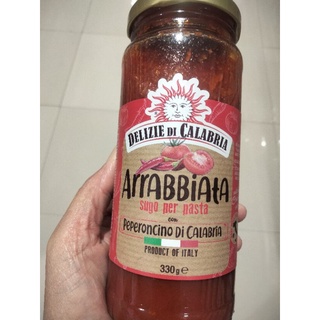 Delizie Arrabbiata ซอสมะเขือเทศราดพาสต้า 330g.