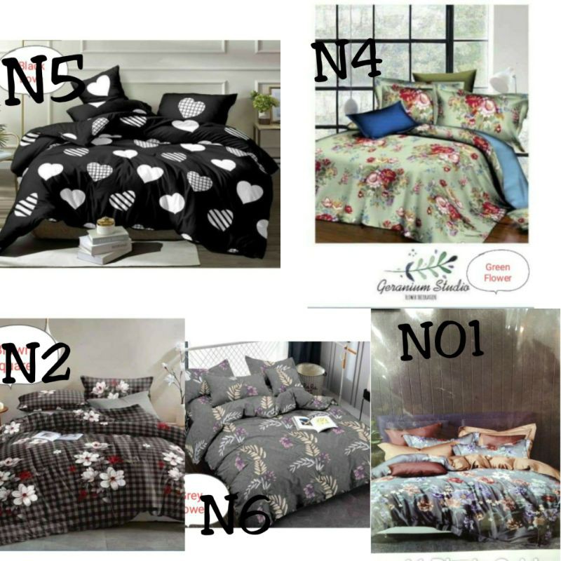 ผ้านวม 7in1 Queen ขนาดผ้าฝ้าย 100%/ผ้านวมคลุมเตียง gebu/cadar 7in1/cadar Cotton Queen/cadar Queen 7i