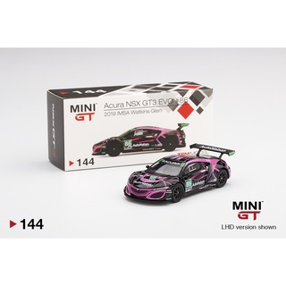 MINI GT 1/64 : MGT00144-L : Acura NSX GT3 EVO #86 2019 IMSA Watkins Glen Class Winner LHD