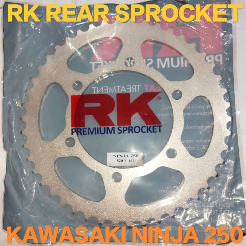 RK สเตอร์หลัง 520 KAWASAKI Ninja 250/250sl Yamaha R25 520