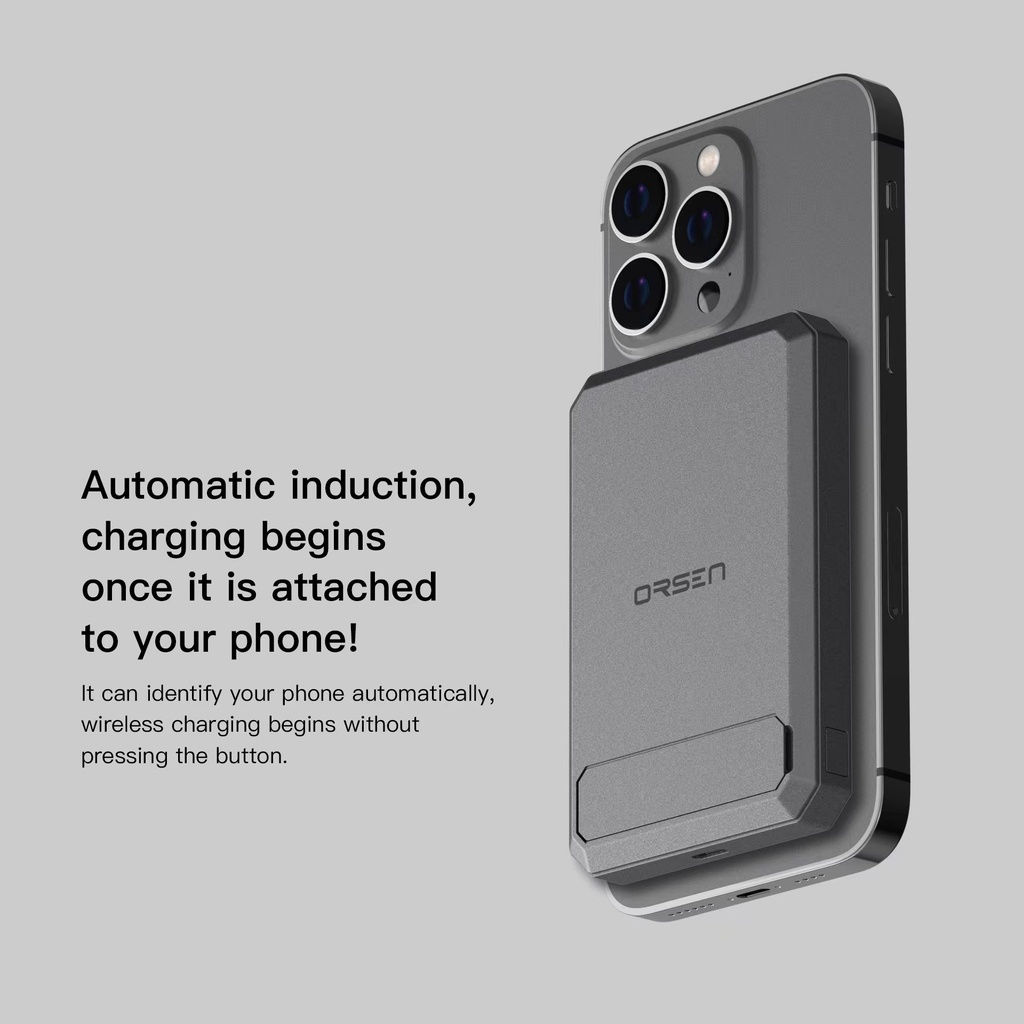Eloop EW54 Magnetic 10000mAh แบตสำรอง ไร้สาย Battery Pack PowerBank พาวเวอร์แบงค์ Wireless Charger รูปที่ 6