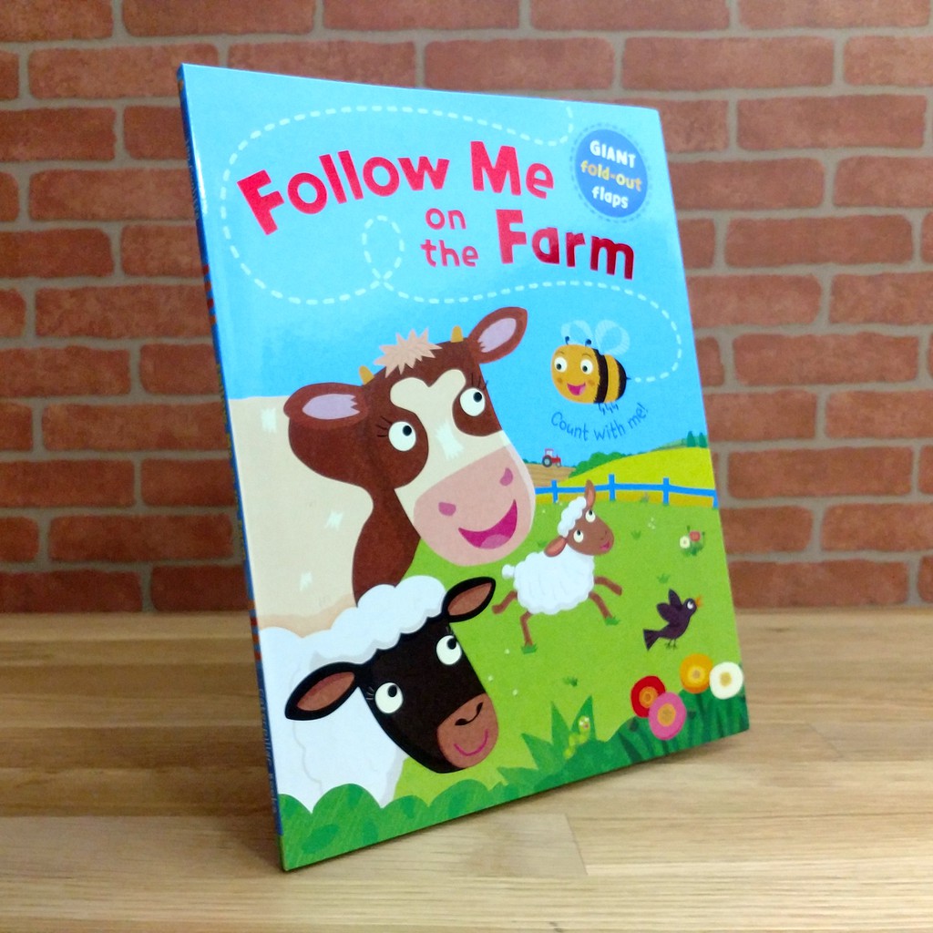 หนังสือนิทานเด็ก  ภาษาอังกฤษ Follow Me on the Farm