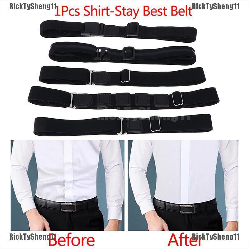 RTS1Pcs ShirtStay Best Shirt Stays Black Tuck It Belt Shirt Tucked
