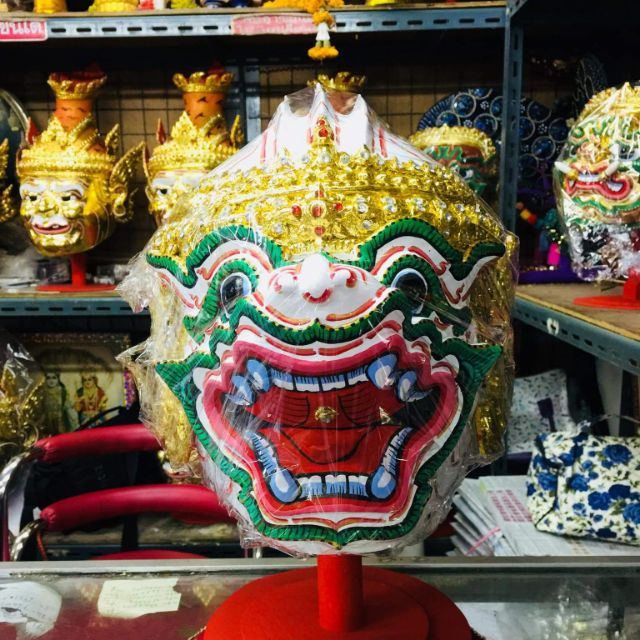 เศียร เศียรหนุมาน ขนาดครอบได้ งานปิดทองประดับเพชร