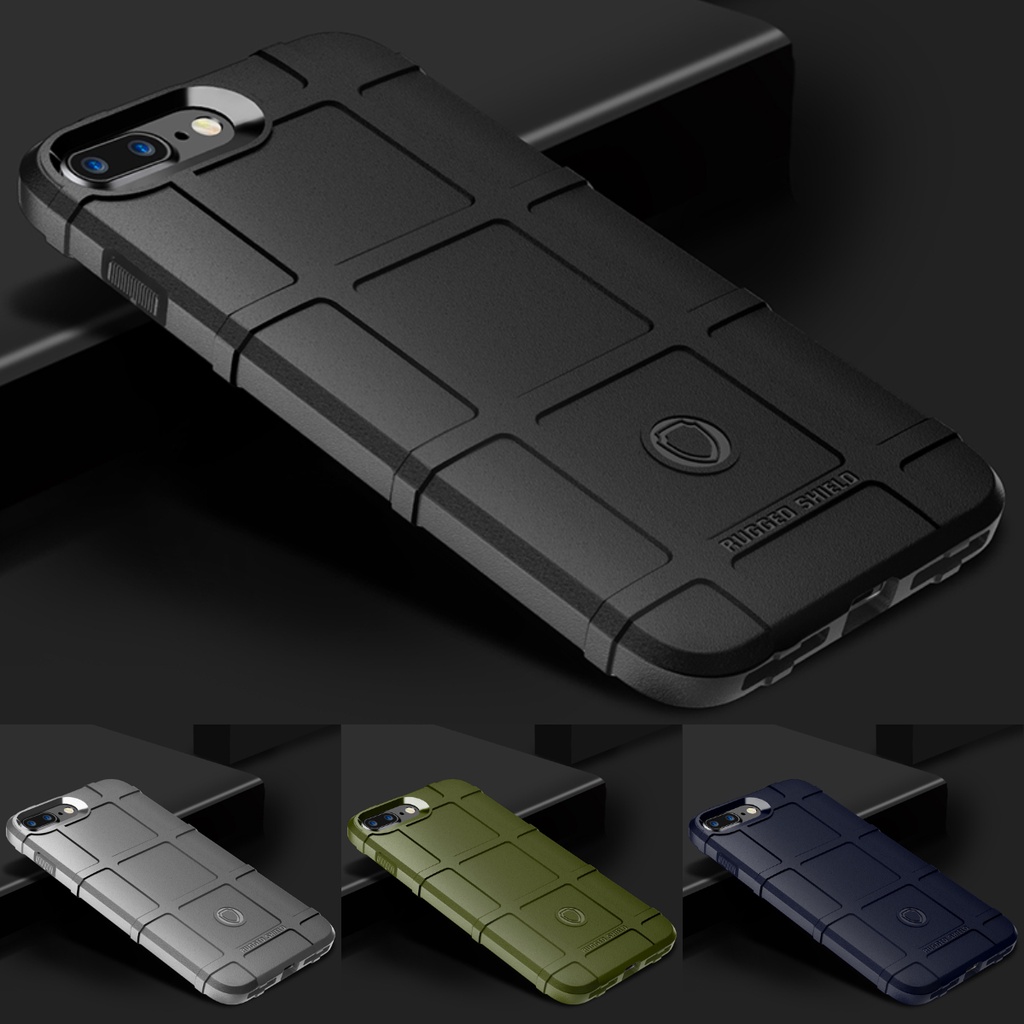 สําหรับ iPhone 6 6S 7 8 Plus Full Cover Hybrid Rugged Shield เคสเกราะกันกระแทก