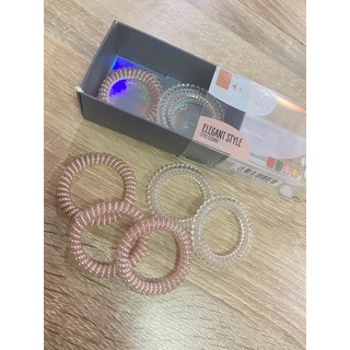 Invisibobble Slim set pink glass แยกขาย