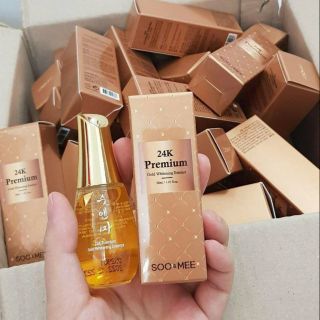 Soo &amp; Mee 24K Premium Gold Whitening Essence 30 Ml.เอสเซ้นส์ต่อต้านริ้วรอย