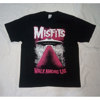 เสื้อยืดพิมพ์ลายแฟชั่น เสื้อยืด พิมพ์ลายวงร็อค Misfits Punk Rock Walk Among Us สไตล์พังก์ร็อค สําหรับผู้ชาย และผู้หญิง