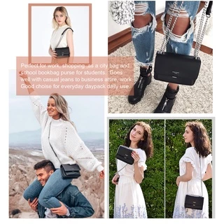 David Jones Paris กระเป๋าสะพายข้าง สไตล์วินเทจ สำหรับผู้หญิง