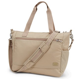 กระเป๋า pacsafe รุ่น CitySafe CS400 สีน้ำตาลครีม Almond