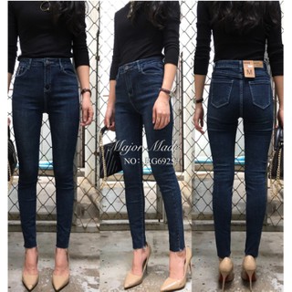 Ruige Jeans กางเกงยีนส์ขายาวเอวสูง RG6925