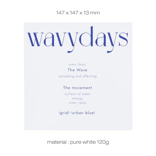 สมุดจดบันทึก BeonD Wavy days note M