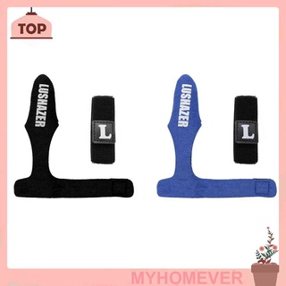 Myhom 2 ชิ้น ปลอกสวมคันเบ็ดตกปลา ถุงมือป้องกันเสื้อผ้า + สายรัดผูก