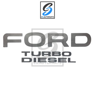 สติ๊กเกอร์ FORD TURBO DIESEL ติดฝาท้ายกระบะ