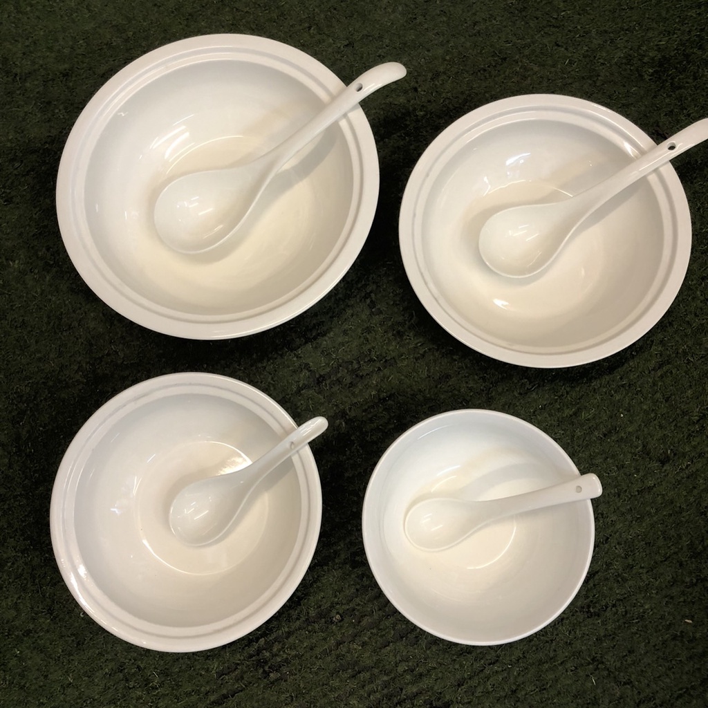 ช้อนตักซุปและทัพพีเนื้อเซรามิกมีให้เลือกหลายแบบหลายขนาด - รูปที่ 5