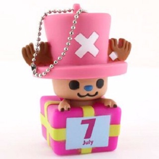 แท้ 100% จากญี่ปุ่น พวงกุญแจ วันพีช One Piece x PansonWorks Chopper Birthday Mascot Figure Ball Chain (July)