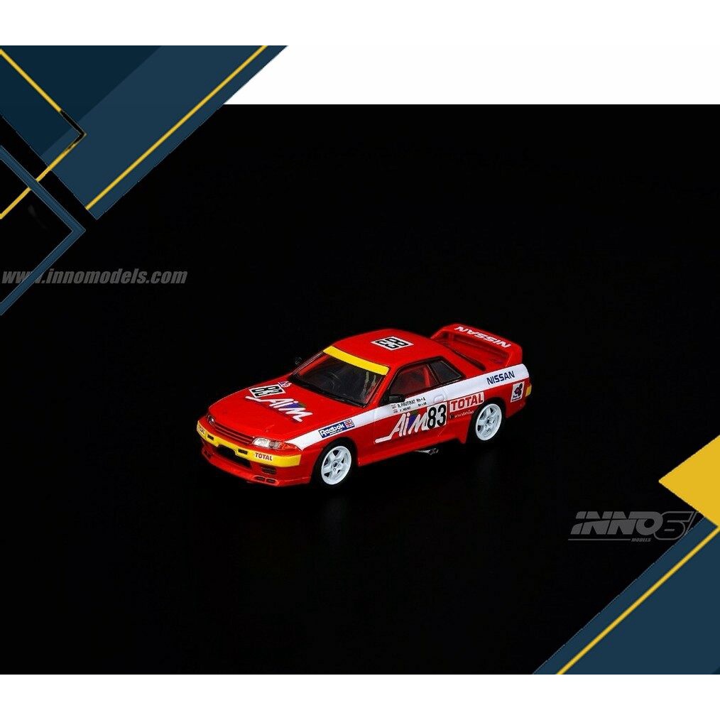 INNO64 MODEL Nissan Skyline GT-R R32 No.83 Aim Motorsport JTC Fuji 500KM 1992 Thailand Special Editi