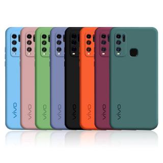 Original Casing Shockproof Armor Case Vivo Y30 Y50 Y30i Y20T Y20S G Y20G Y20 Y20i Y12S Y12A Liquid Soft Silicone Cover