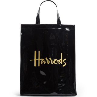 Harrods รุ่น Medium Logo Shopper Bag สีดำ****พร้อมส่ง