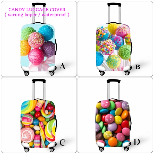 CANDY LUGGAGE COVER*