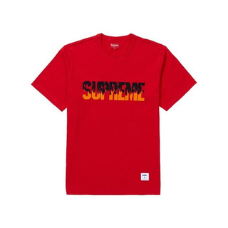 SLUM LTD - Supreme Flames S/S Top Red