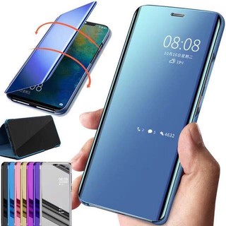 (01)เคส ฝาพับ เงา oppo Reno4 Reno4z Reno4pro A91 A92 A52 A93 F17pro F17 A73  A31 A53 A5(2020) A9(2020) A37 F11PRO