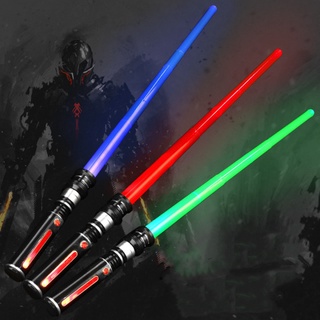 ของเล่นฟิกเกอร์ดาบ Star Wars Lightsaber เรืองแสง LED สําหรับเด็กผู้ชาย พร็อพปาร์ตี้