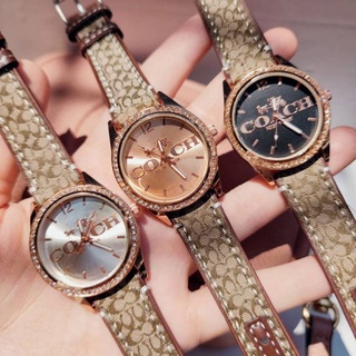 coachสายหนังปั๊มสาย สวยปังๆรับประกันถ่าน1ปี รหัสสินค้าCO3103