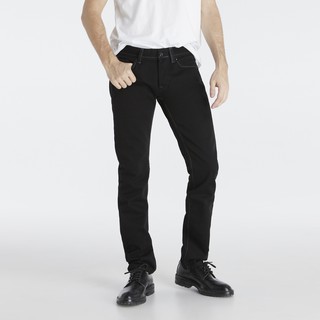 กางเกงยีนส์ผู้ชาย สีดำ ขาเดฟ (skinny) ผ้ายืดสวมสบาย  7585