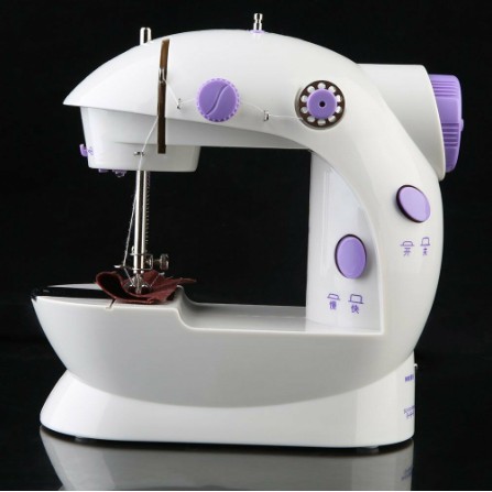ONYX พร้อมส่ง💥Mini Sewing Machine จักรเย็บผ้าขนาดเล็ก จักรเย็บผ้า จักรเย็บผ้าไฟฟ้า (สีม่วง)