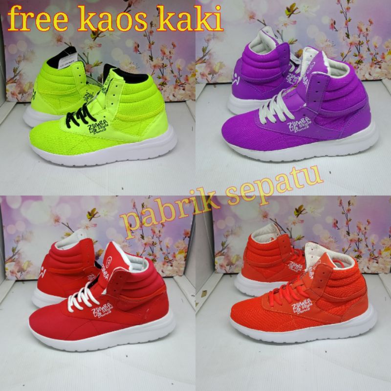 รองเท้าสไตล์ Zumba life รองเท้าแอโรบิก รองเท้าผ้าใบผู้หญิง