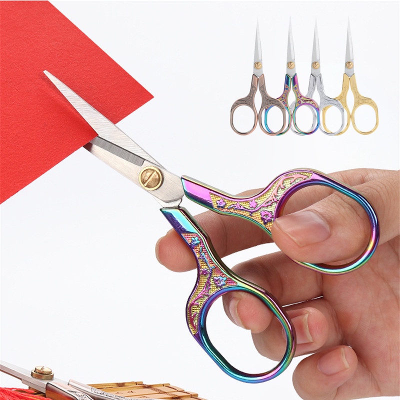 ขายร้อนยุโรปกรรไกร Sharp ทนทานหัตถกรรมกรรไกร DIY อุปกรณ์เย็บผ้าและอุปกรณ์เสริม CROSS Stitch กรรไกร Yarn