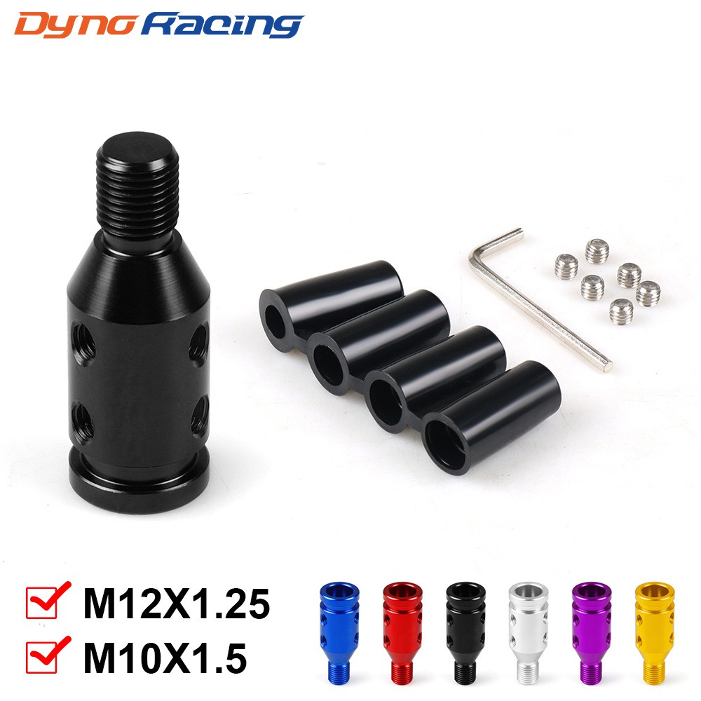 อะแดปเตอร์หัวเกียร์รถยนต์ อะลูมิเนียมอัลลอย สําหรับ M10x1.5 M12x1.25