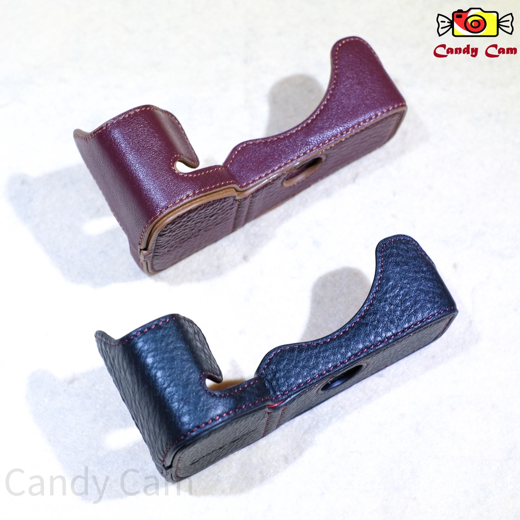 Half case เคสหนัง หนังแท้ Sony A7M4 A7mark4 A7IV A7Siii A1