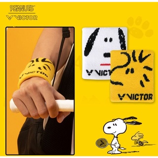 🛒(พร้อมส่ง)ผ้ารัดข้อมือ VICTOR 🐶 SNOOPY (ส่ง 2 ชิ้น)