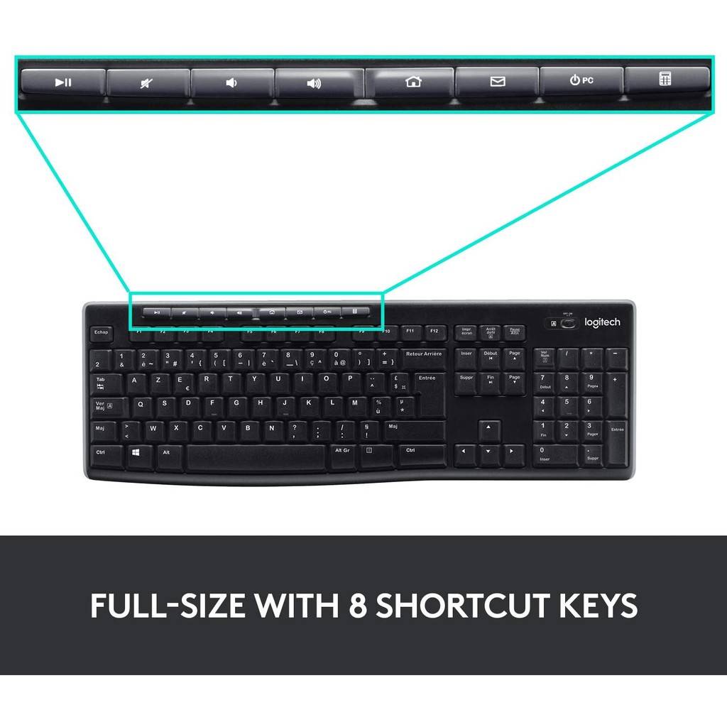 Logitech mk270r wireless combo 