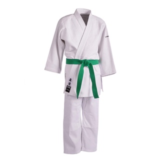 ชุดยูโดสำหรับเด็กรุ่น 500 สีขาว OUTSHOCK Kids Judo Aikido Uniform 500