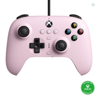 {พร้อมส่ง} จอยสติ๊กควบคุม แบบมีสาย 8Bitdo Orion Microsoft Authorized Xbox Series สําหรับเกม PC สีชมพู