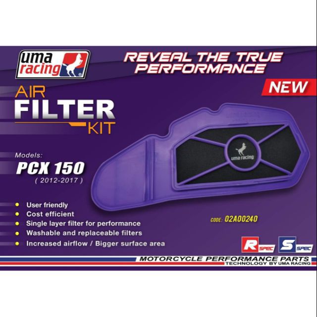 UMA RACING AIR FILTER PCX150 100 UMA RACING