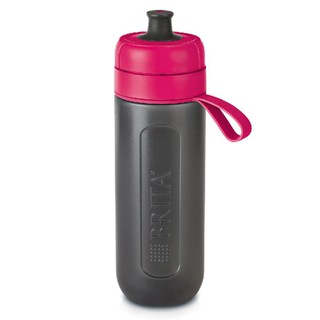 ขวดกรองน้ำดื่ม BRITA 600 มล. สีชมพู เครื่องกรองน้ำดื่ม WATER FILTER BOTTLE BRITA FILL&amp;GO 600ML PINK