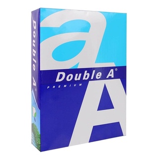 กระดาษถ่ายเอกสาร  A4 80 แกรม 500 แผ่น  DOUBLE A