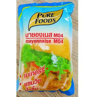 PUREFOODS MAYONNAISE เพียวฟู้ดส์ มายองเนส ขนาด 1000กรัม 1kg