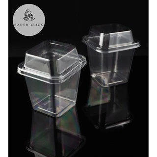 กล่องใส MC003 (no70) +ฝา (1แพ็ค/50ชุด) กล่องขนม